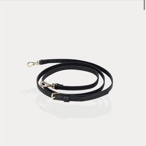 COPY - Bandolier Black Leather Phone Crossbody Strap